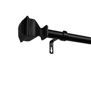 lot 6991 image: Damaged see pics- Exclusive Home Napoleon Outdoor Curtain Rod and Finial Set, 84-160