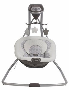 lot 50079 image: Graco - Simple Sway Swing - Abbington