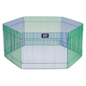 lot 50105 image: MidWest Homes For Pets Small Animal Playpen Exercise Pen 20
