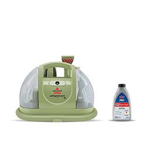lot 50113 image: Bissell Multi-Purpose Carpet and Upholstery Portable Cleaner 1400B Green