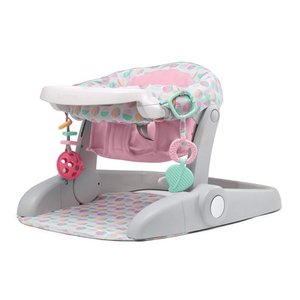 lot 50123 image: Summer Learn-to-Sit Stages 3-Position Floor Seat, Sweet-and-Sour Pink  Sit Baby Up to See The World  Baby Activity Seat is Adjustable for Ages 4-12 Months