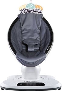lot 50140 image: 4moms - 4moms� mamaRoo�4 Cool Mesh Multi-Motion Baby Swing - Dark Gray Cool Mesh