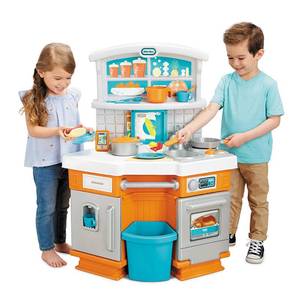 lot 50145 image: Little Tikes Home Grown Kitchen Set - Role Play Realistic Kid Playset