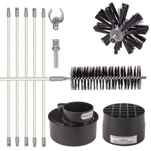 lot 50168 image: EASTMAN Lint Wizard Large Duct Dryer Vent Cleaning Kit
