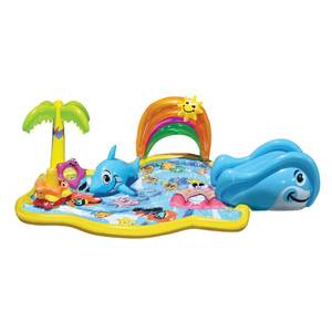lot 50170 image: Banzai Toddler Kids Inflatable Splish Splash Water Park