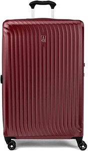 lot 51045 image: Travelpro Maxlite Air Hardside Expandable Luggage, 8 Spinner Wheels, Lightweight Hard Shell Polycarbonate, Cabernet, Checked-Large 29-Inch   (Retails $200)