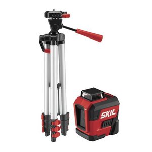 lot 51050 image: SKIL Self-Levelling 360-Degree Red Cross Line Laser, Cordless, LL932201