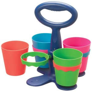 lot 51065 image: Westcott Scissor Organizing Caddy Anti-Microbial Rotating Multi-Color 1-Count