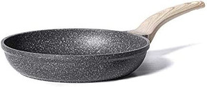 lot 51069 image: CAROTE Nonstick Frying Pan Skillet,Non Stick Granite Fry Pan Egg Pan Omelet Pans, Stone Cookware Chefs Pan, PFOA Free, Induction Compatible (Classic Granite, 8-Inch)