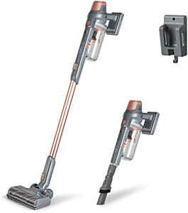 lot 62686 image: Kenmore DS4090 Brushless Cordless Stick Lightweight Cleaner 2-Speed Power Suction LED Headlight 2-in-1 Handheld Vacuum, Rose Gold
