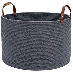 lot 62689 image: Large Weaved Basket for storage  (Stock photo is different than actual product)