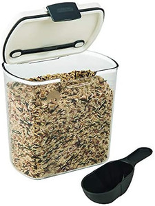 lot 62695 image: Clear container with scoop  (SOLD AS IS)   (Stock photo is different than actual product)