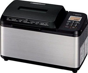 lot 62718 image: Zojirushi BB-PDC20BA Home Bakery Virtuoso Plus Breadmaker, 2 lb. loaf of bread, Stainless Steel and Black  Power works fine)  (Retails $300.00)
