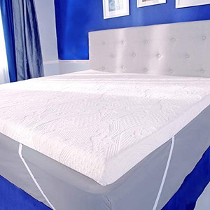 lot 62727 image: MyPillow Two-inch Mattress Bed Topper (Queen)