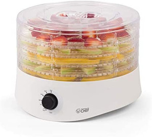 lot 62729 image: Commercial Chef Food Dehydrator, Dehydrator For Food And Jerky, CCD100W6, 280 Watts, White