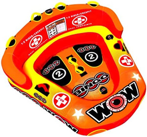 lot 62732 image: WOW World of Watersports Bingo Cockpit Inflatable Towable Cockpit Tube for Boating   (Retails $330.00)