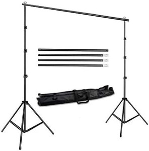 lot 63670 image: Background Stand Backdrop Support System Kit 8ft by 10ft Wide by Fancierstudio TB30