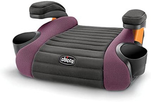 lot 63720 image: Chicco GoFit Backless Booster Car Seat, Travel Booster Seat for Car, Portable Car Booster Seat for Children 40-110 lbs, GrapePurple