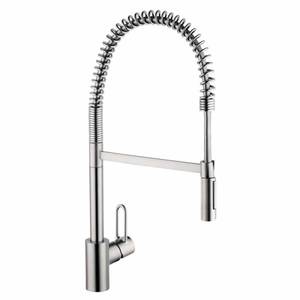 lot 63725 image: Hansgrohe 04700 Steel Optik Hansgrohe 04700 Talis Loop Single Handle