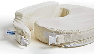 lot 63735 image: My Brest Friend Original Nursing Posture Pillow With Organic Cotton Slipcover, Cream