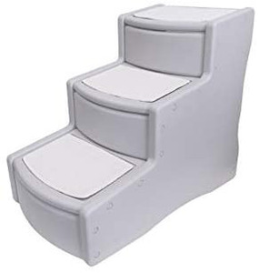 lot 63739 image: Pet Gear Easy Step III Pet Stairs, 3 Step for CatsDogs, Removable Washable Carpet Treads, for Pets Up to 150lbs, No Tools Required, Available in 6 Colors