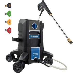 lot 63759 image: Westinghouse ePX3050 Electric Pressure Washer - 2050 Max PSI and 1.76 Max GPM - Soap Tank with Foam Cannon