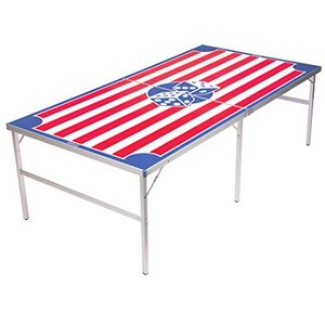 lot 63770 image: GoPong Beer Die Table - Regulation Size 8 x 4 America Beer Die Table, 50 Dice and Dice Tote Bag    (Retails $200)