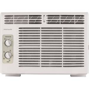 lot 63781 image: Frigidaire - 150 sq ft Window-Mounted Mini-Compact Air Conditioner, White   (Retails $163) (Not turning on)  (SOLD AS IS)