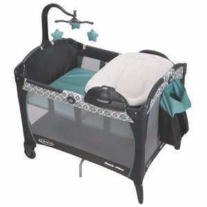 lot 66699 image: Graco� Pack n Play� Portable Seat & Changer Playard, Affinia  (Factory sealed new)