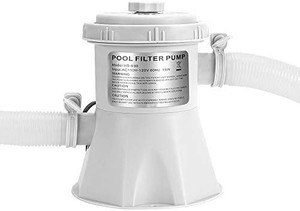 lot 67091 image: SMAYDA Clear Cartridge Pool Filter Pump for Above Ground, 300 GPH Pump Flow Rate, Electric Small Swimming Pool Filter Pump Cleaning Tool Filter Cartridge, Quick Set Above Ground Pools110-120V