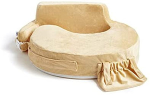 lot 67102 image: My Brest Friend Super Deluxe Nursing Pillow, Gold