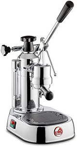 lot 67106 image: La Pavoni EPC-8 Europiccola 8-Cup Lever Style Espresso Machine, Chrome  (Retails $969)