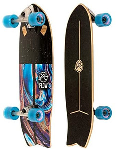 lot 67109 image: FLOW Surf Skates Surf Skateboard with Carving Truck   (Retails $99)