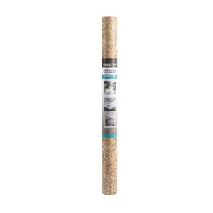 lot 67127 image: EasyLiner Adhesive Laminate 20 in. x 15 ft. Shelf Liner, Beige Granite, Qty of 6 rolls
