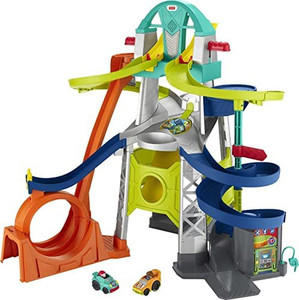 lot 67134 image: Fisher-Price Little People Launch & Loop Raceway, vehicle playset