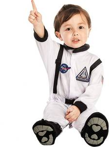 lot 67156 image: Baby Astronaut NASA Pilot Costume for Infant Halloween Trick or Treating, Space Dress-up Parties, Pretend Play Costume.