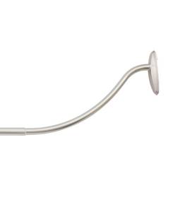 lot 67167 image: Kenney Twist Fit No Tools Curved Shower Curtain Rod, 57-72 Bedding