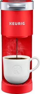 lot 7024 image: Keurig - K-Mini Single Serve K-Cup Pod Coffee Maker - Poppy Red