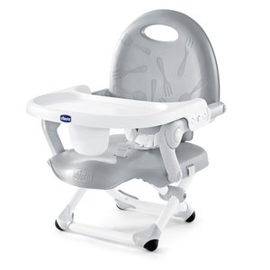 lot 6037 image: Chicco Pocket Snack Booster Seat, Grey
