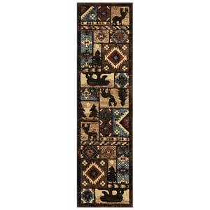 lot 6942 image: Global Rug Designs Teton Bear 18 x 27 Area Rug