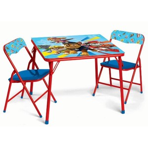 lot 7036 image: Paw Patrol Activity Table & Chairs, 2 x 20 H