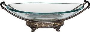 lot 6947 image: Antique Glass Bowl 17 W