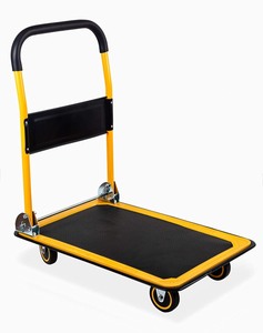 lot 6981 image: Max Works Folding Platform Truck, Capacity 330 lbs. , 28 x 19 x 5