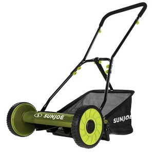 lot 7571 image: Sunjoe Manual Reel Mower