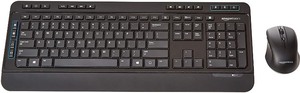 lot 7573 image: Amazon Basics Wireless Membrane Keyboard and Mouse