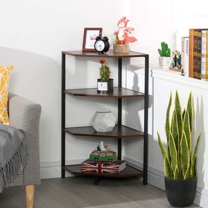 lot 7581 image: Vecelo Corner Shelf Wood