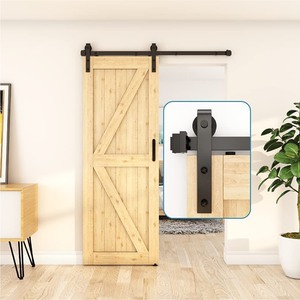 lot 7582 image: Single Barndoor Hardware