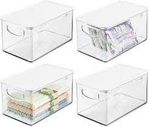 lot 7591 image: Plastic Sliding Container Tubs