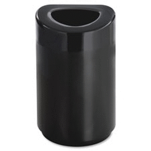 lot 7792 image: Safco 30 Gal Oval Open Top Receptacle