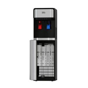 lot 7839 image: Brio 300 Series Self-Cleaning UV Bottleless POU Water Cooler Water Dispenser - 4 Stage UF Ultrafiltration, Silver - Retail$341.11